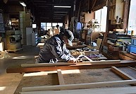 木材加工作業(かんな掛け)